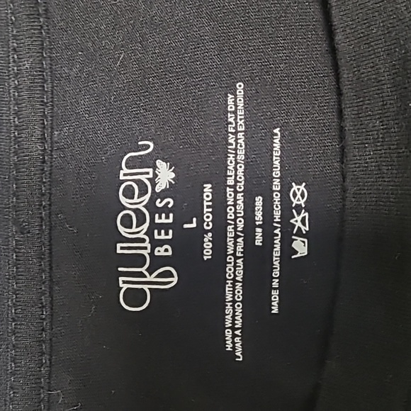 WOMEN'S QUEEN BEES CHRISTIAN CROP TOP SHIRT - Picture 5 of 6